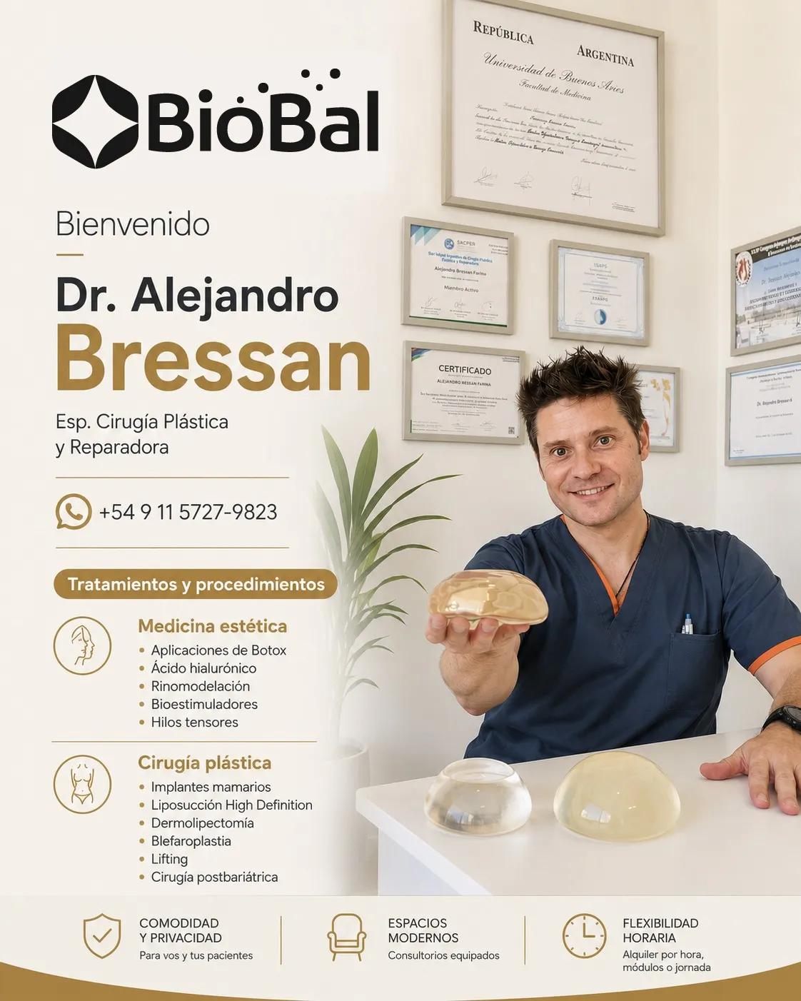 Dr. Alejandro Bressan — Esp. en Cirugía Plástica y Reparadora